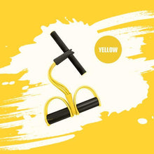 Load image into Gallery viewer, Fit: 4-Tube Pedal Fitness Rope for Woman & Men - Fitness Gum 4 Tube Resistance Bands Latex Pedal Exerciser Sit-up Pull Rope Expander Elastic Bands Yoga equipment Pilates Workout