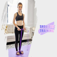 Load image into Gallery viewer, Fit: 4-Tube Pedal Fitness Rope for Woman & Men - Fitness Gum 4 Tube Resistance Bands Latex Pedal Exerciser Sit-up Pull Rope Expander Elastic Bands Yoga equipment Pilates Workout