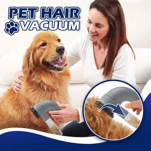 Pet Hair Vacuum - Electric Portable Pet Dog Cat Hair Cleaning Machine Shed Pal Grooming Clean Hair Combs Remover Pet Tool