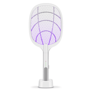 Bug Swatter - 3000V Electric Insect Racket Zapper USB 1200mAh Rechargeable Mosquito Kill Fly Bug Killer Trap