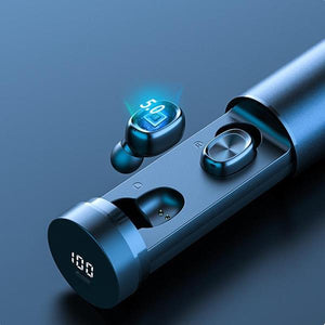 Space Capsule Bluetooth Headphones - Bluetooth Earphone 5.0 Wireless 8D HIFI Sport Earphone MIC Earbuds Gaming Music Headset For Xiaomi Samsung Huawei