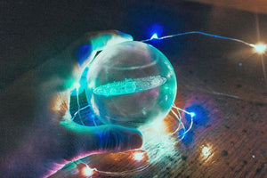 3D SOLAR SYSTEM CRYSTAL BALL