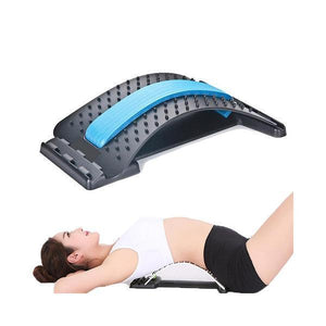 BACKRIGHT LUMBAR RELIEF BACK STRETCHER - Back Stretch Equipment Massager Magic Stretcher Fitness Lumbar Support Relaxation Spine Pain Relief Corrector Health Care