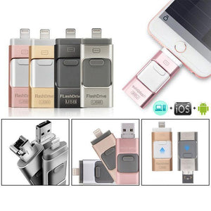 iFLASH -  USB Drive for iPhone, iPad & Android [New Tech 2020]